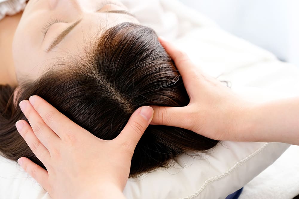 ヘッドスパ写真